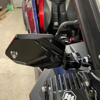 Cuero Pro Side Mirror Bung Mounts - No-Clamp + Pod Light Compatibility (2023)