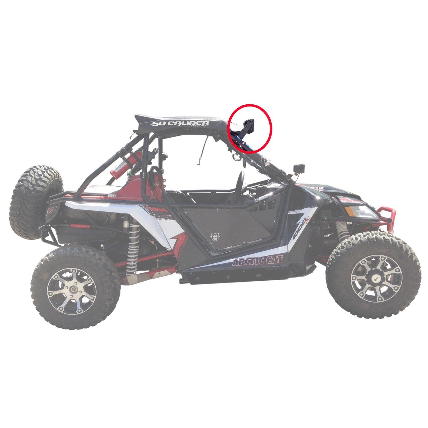 50 Caliber Racing Arctic Cat Wildcat 40" LED Light Bar Mounts by 50 Caliber Racing