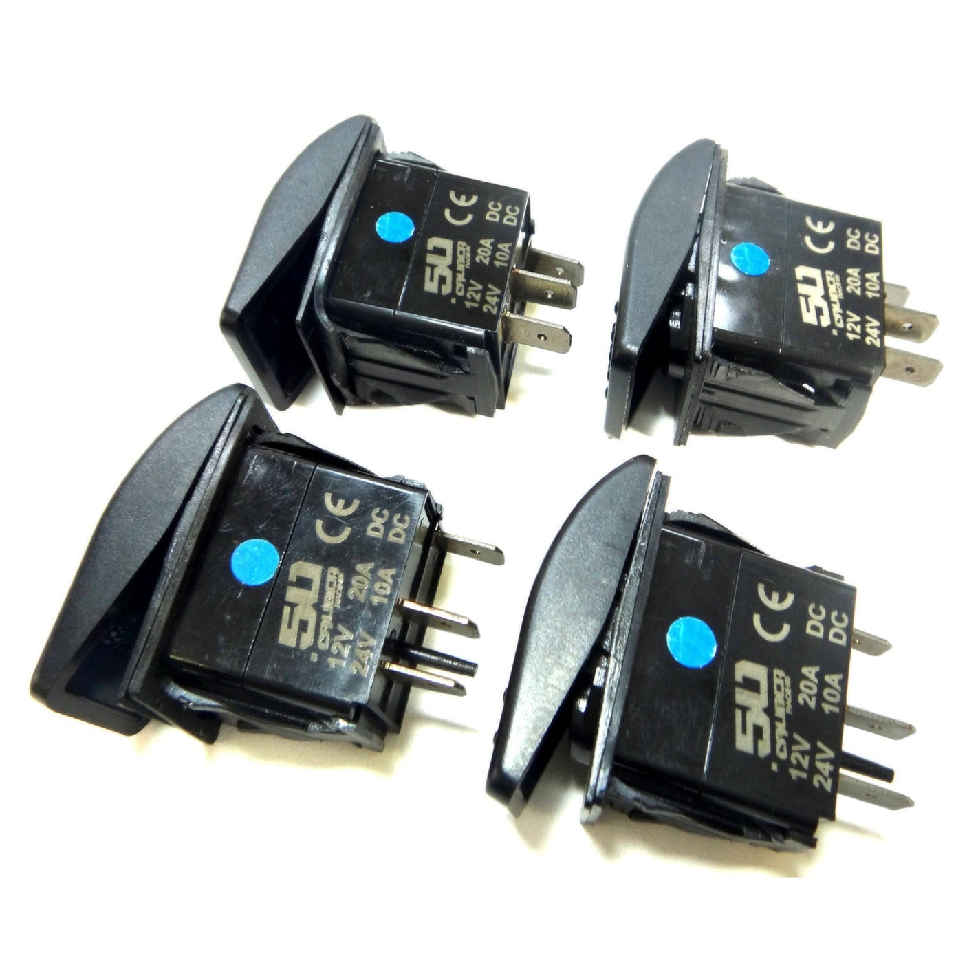 50 Caliber Racing Universal Dash Panel With Switches