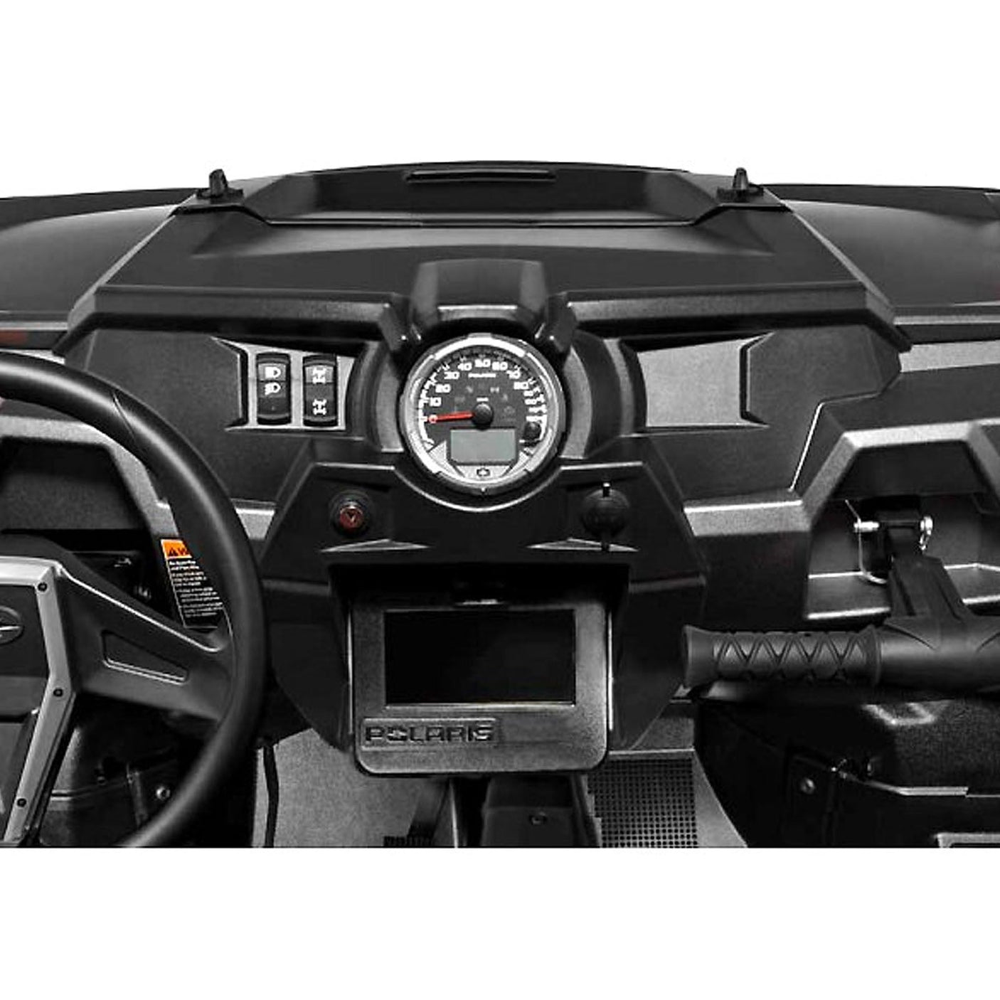 3-Piece Billet Aluminum Dash Panel with 6 Switch Cutouts for RZR XP 1000
