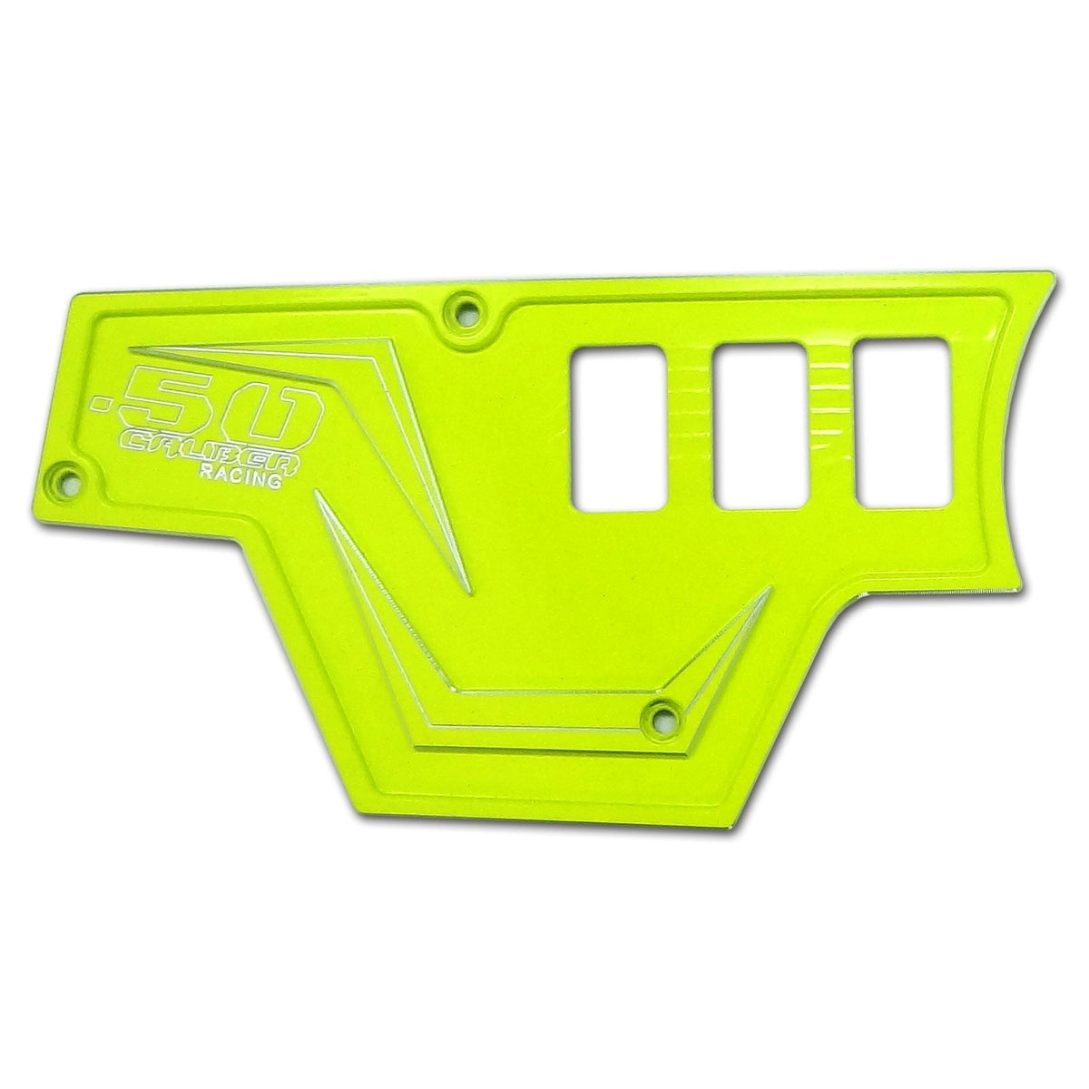 3-Piece Billet Aluminum Dash Panel with 6 Switch Cutouts for RZR XP 1000