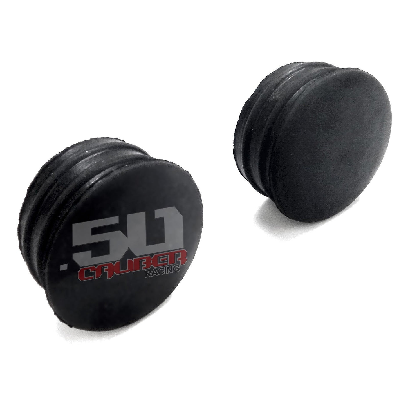 50 Caliber Racing Rubber End Caps - 10 Pack for 1", 1.25", and 1.5" Tubing (Roll Cage, Fence, Roll Bar)