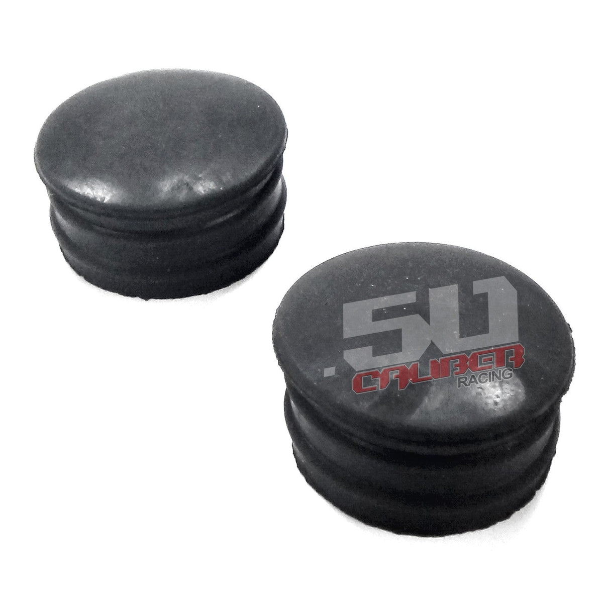 50 Caliber Racing Rubber End Caps - 10 Pack for 1", 1.25", and 1.5" Tubing (Roll Cage, Fence, Roll Bar)