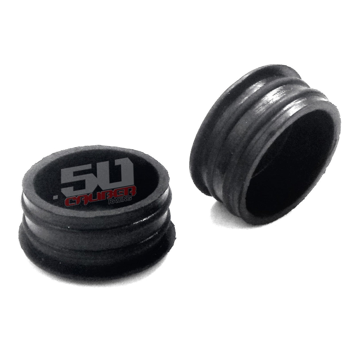50 Caliber Racing Rubber End Caps - 10 Pack for 1", 1.25", and 1.5" Tubing (Roll Cage, Fence, Roll Bar)