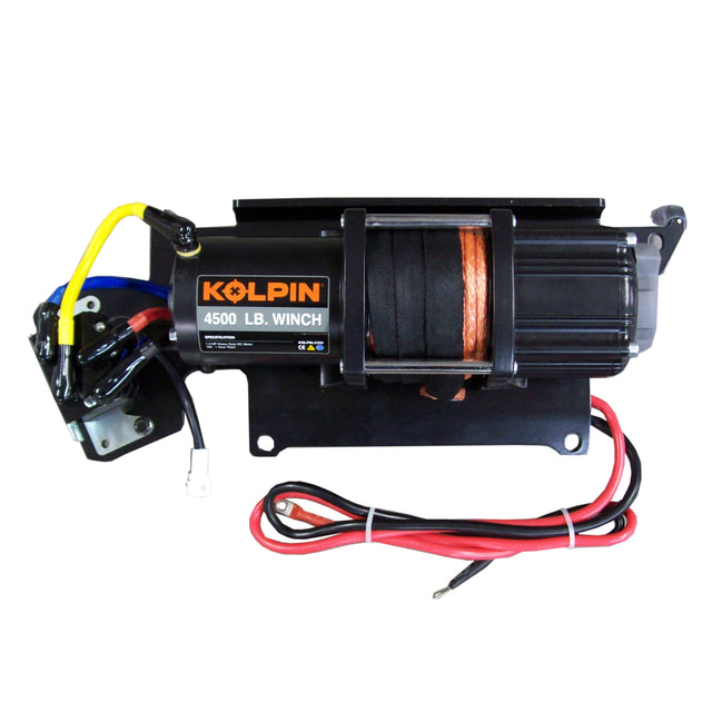 Photo of KOLPIN QUICK MOUNT WINCH KIT 4500 SYNTHETIC POL by KOLPIN - Premium Mounts for UTVs / Side by Sides