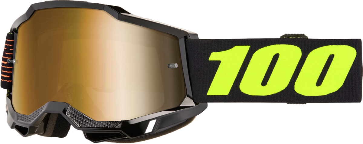 100% Accuri 2 Goggles - Fairbanks Mirror True Gold Lens