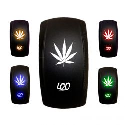 Photo of "420" Waterproof Rocker Switch by 50 Caliber Racing - Premium Rocker Switches for UTVs / Side by Sides