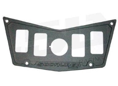 50 Caliber Racing 4-Switch Billet Aluminum Dash Panel for Polaris RZR