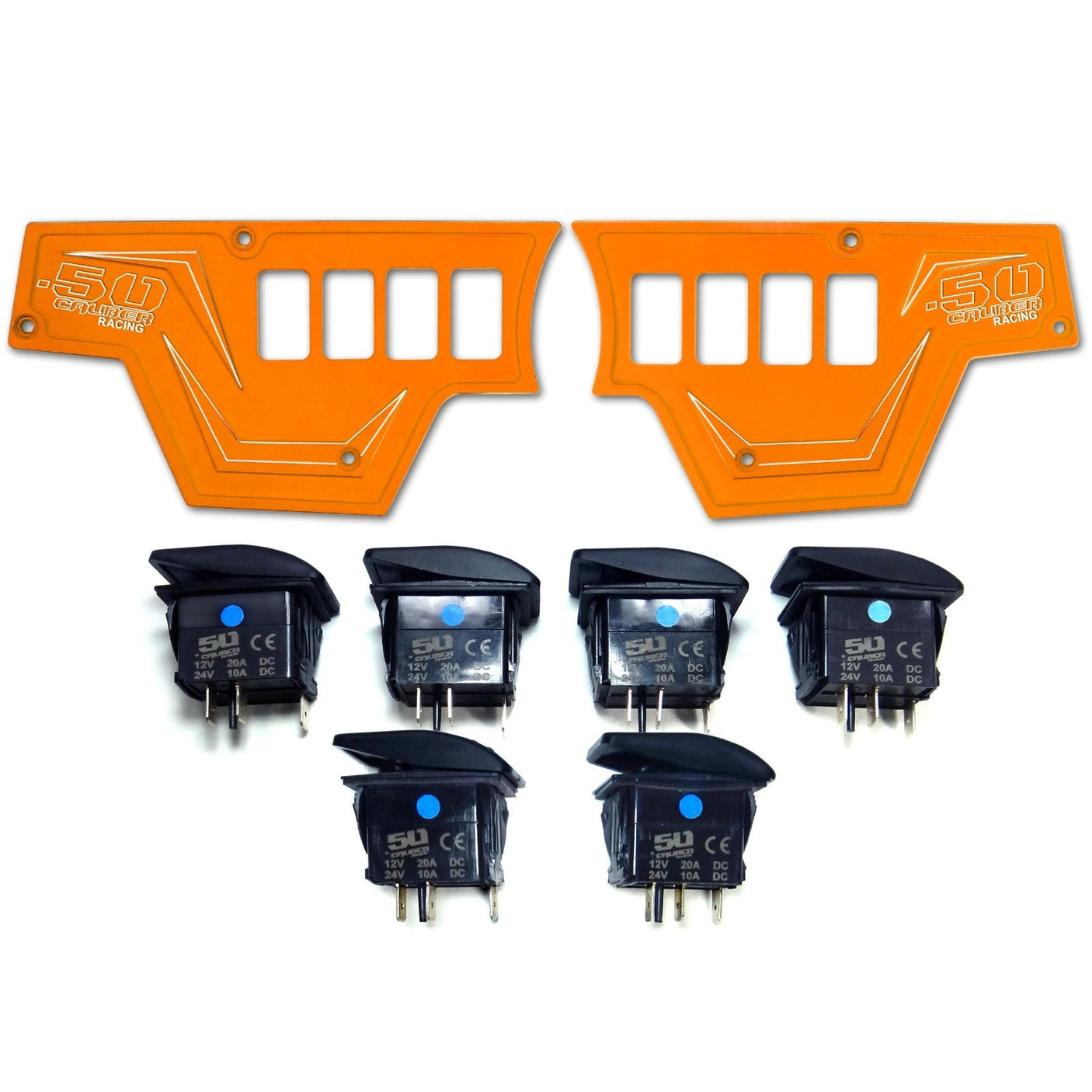 RZR XP1000 8-Switch Billet Aluminum Dash Panel