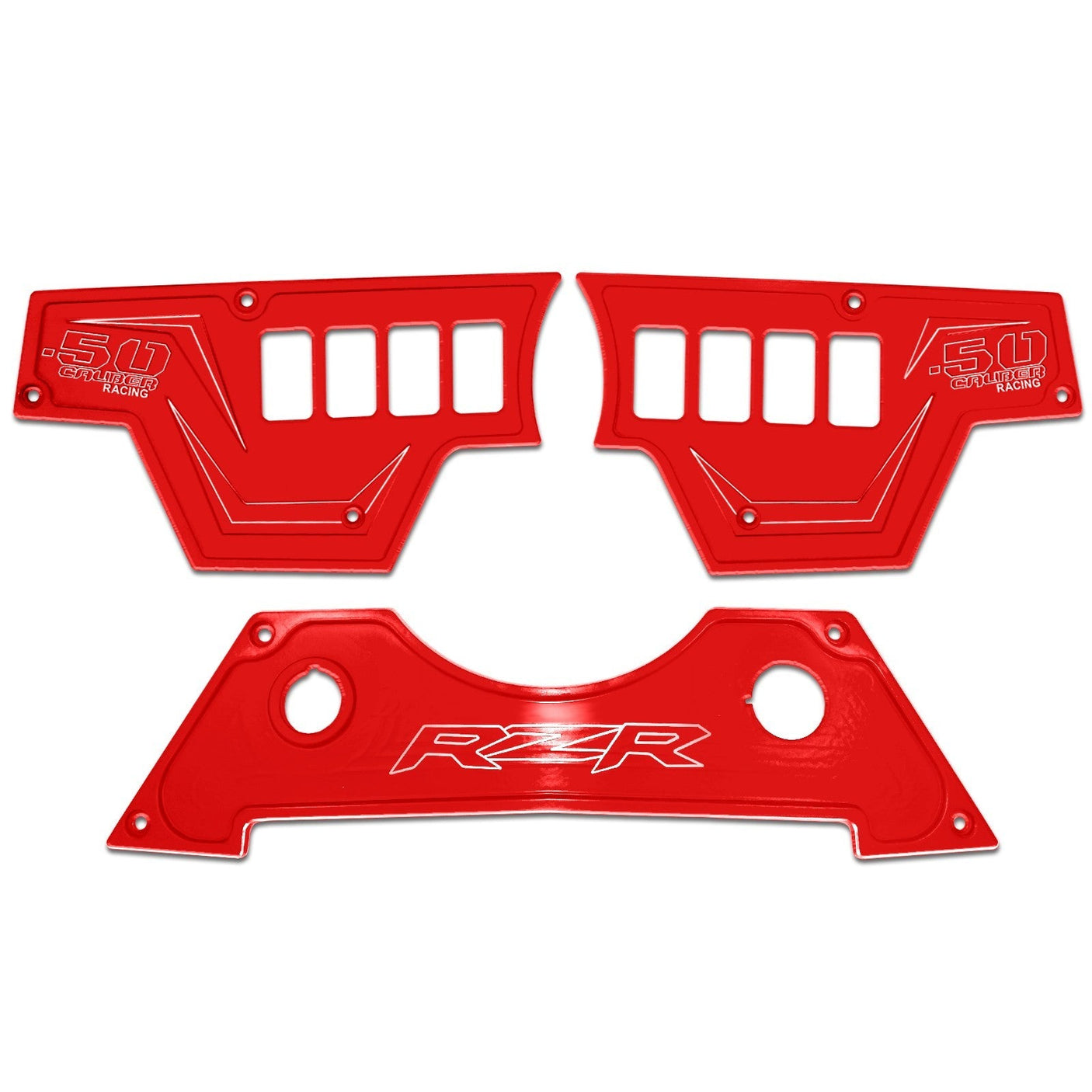 50 Caliber Racing RZR XP1000 8-Switch Billet Aluminum Dash Panel