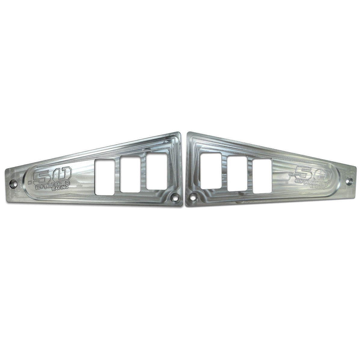 50 Caliber Racing Polaris RZR XP1000 Ride Command 6-Switch CNC Billet Dash Panel - Multiple Colors + Optional Switches (