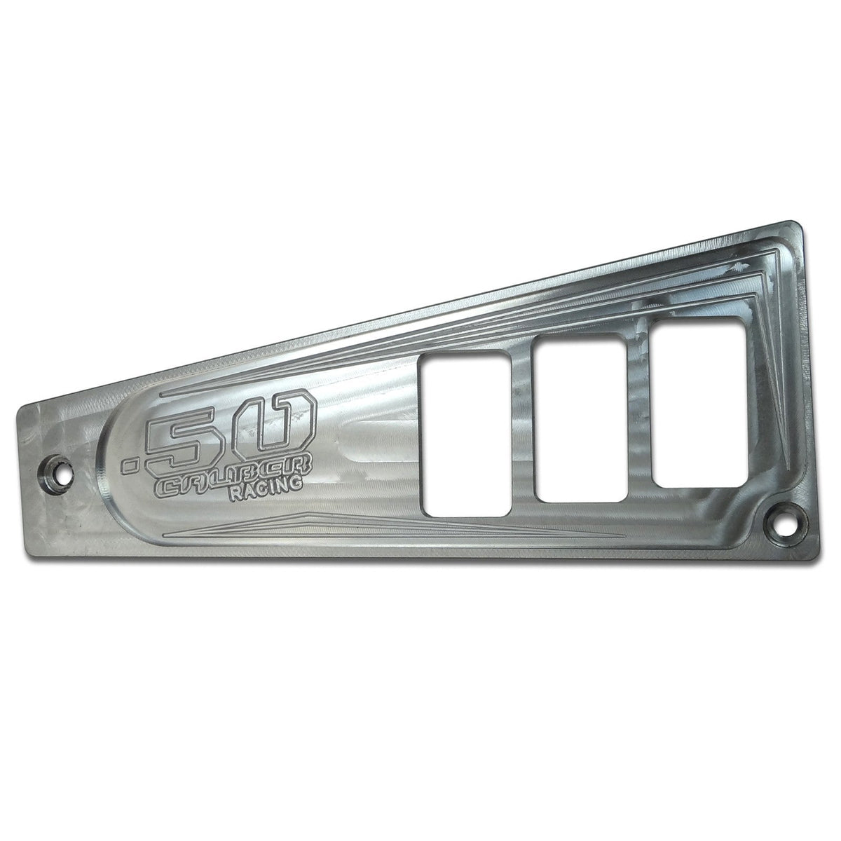 50 Caliber Racing Polaris RZR XP1000 Ride Command 6-Switch CNC Billet Dash Panel - Multiple Colors + Optional Switches (