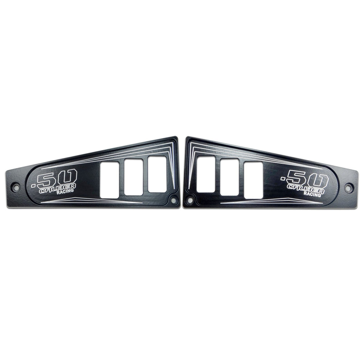 50 Caliber Racing Polaris RZR XP1000 Ride Command 6-Switch CNC Billet Dash Panel - Multiple Colors + Optional Switches (