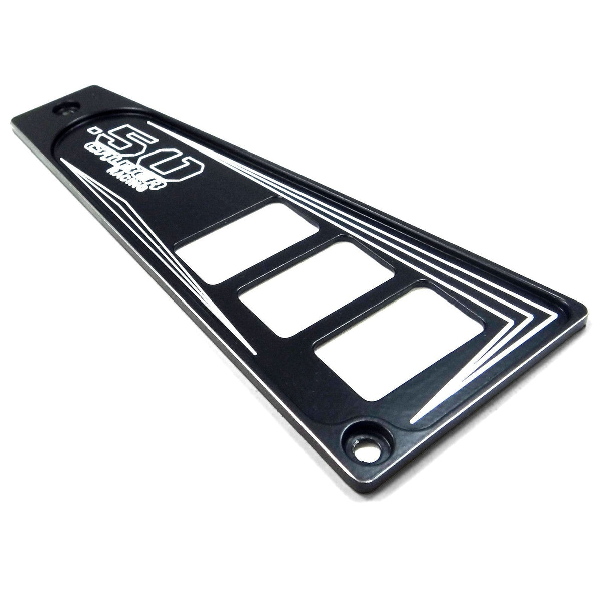 50 Caliber Racing Polaris RZR XP1000 Ride Command 6-Switch CNC Billet Dash Panel - Multiple Colors + Optional Switches (