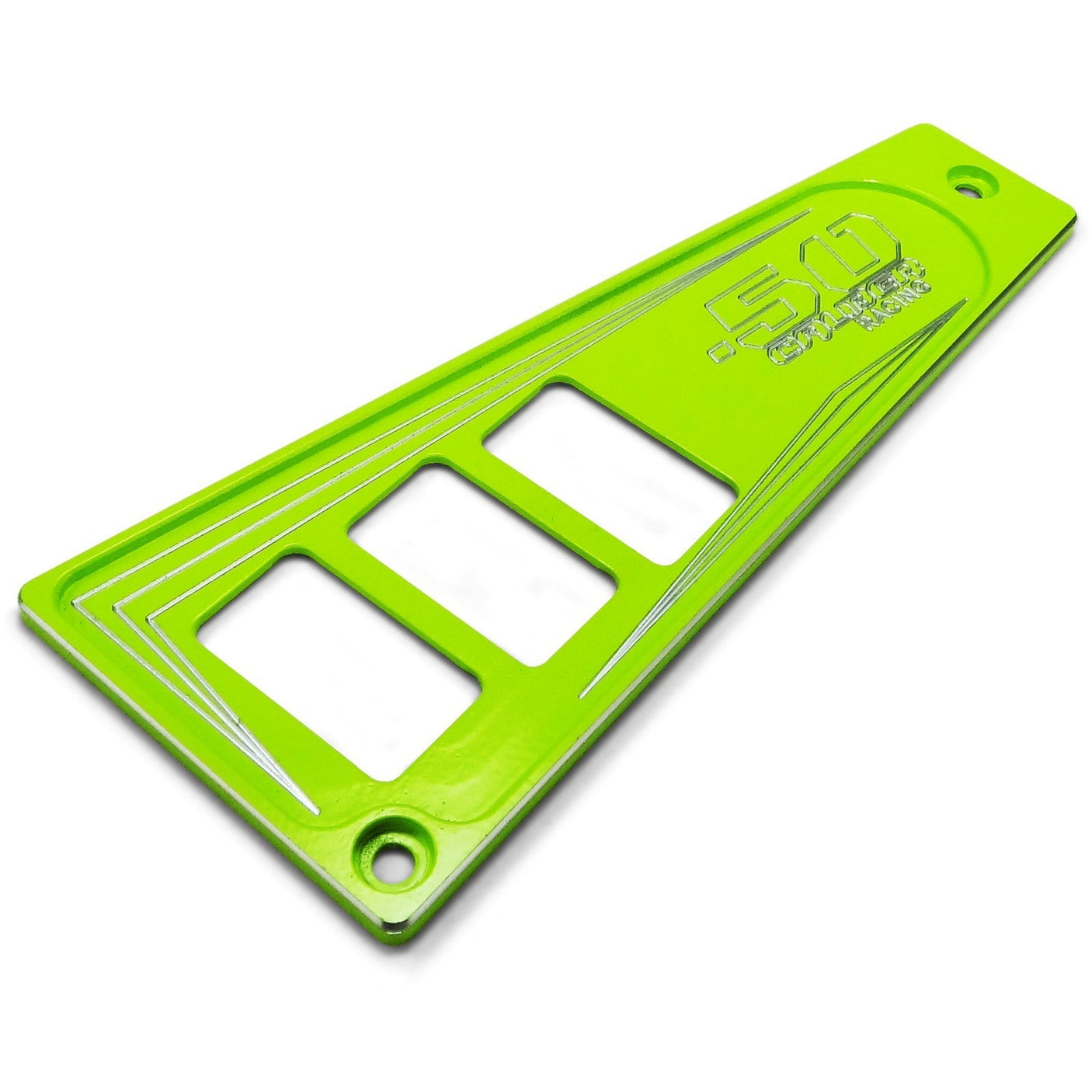 50 Caliber Racing Polaris RZR XP1000 Ride Command 6-Switch CNC Billet Dash Panel - Multiple Colors + Optional Switches (