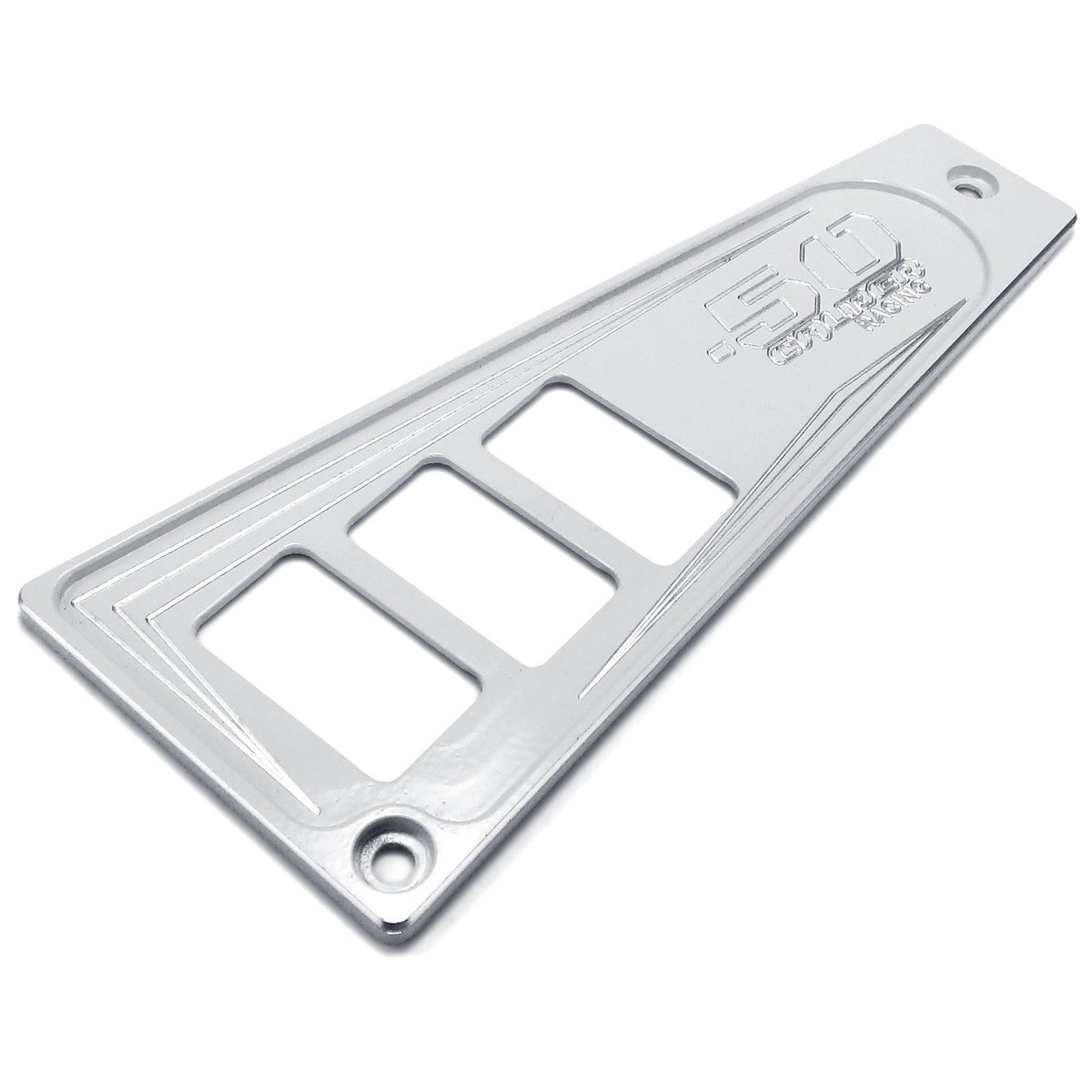 50 Caliber Racing Polaris RZR XP1000 Ride Command 6-Switch CNC Billet Dash Panel - Multiple Colors + Optional Switches (
