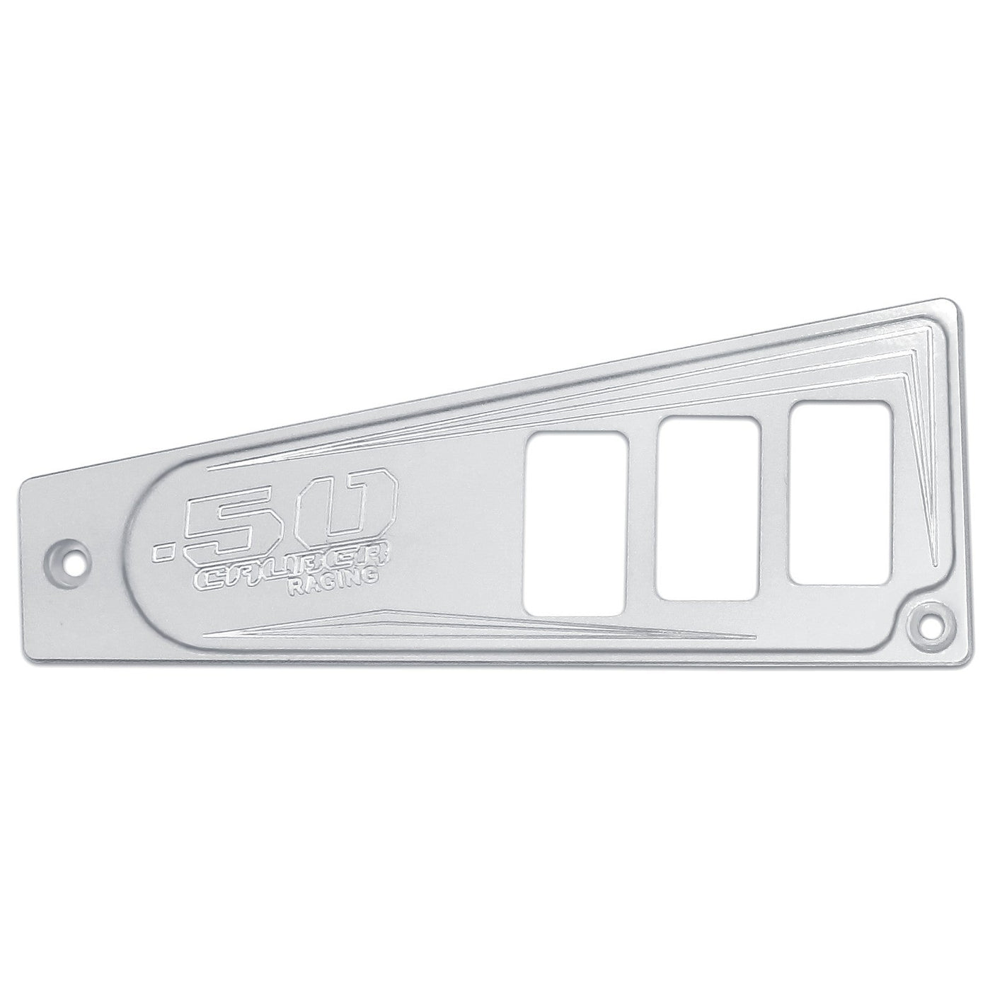 50 Caliber Racing Polaris RZR XP1000 Ride Command 6-Switch CNC Billet Dash Panel - Multiple Colors + Optional Switches (
