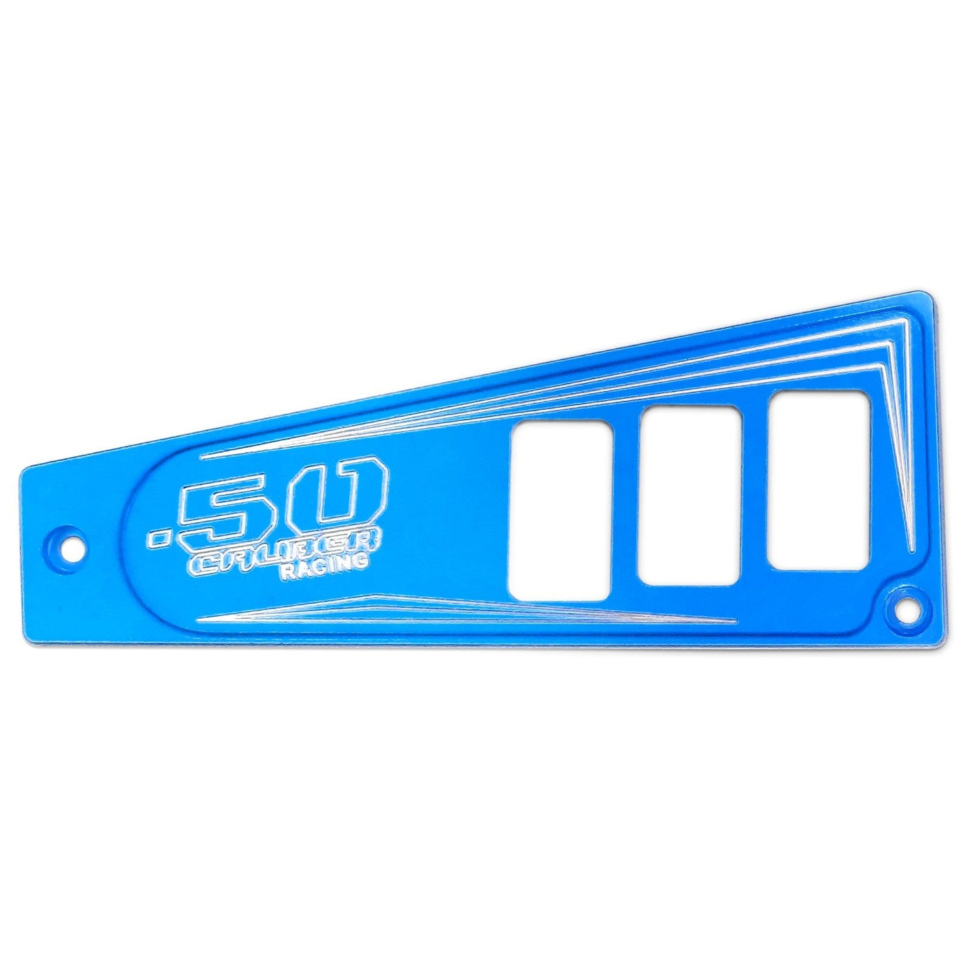 50 Caliber Racing Polaris RZR XP1000 Ride Command 6-Switch CNC Billet Dash Panel - Multiple Colors + Optional Switches (