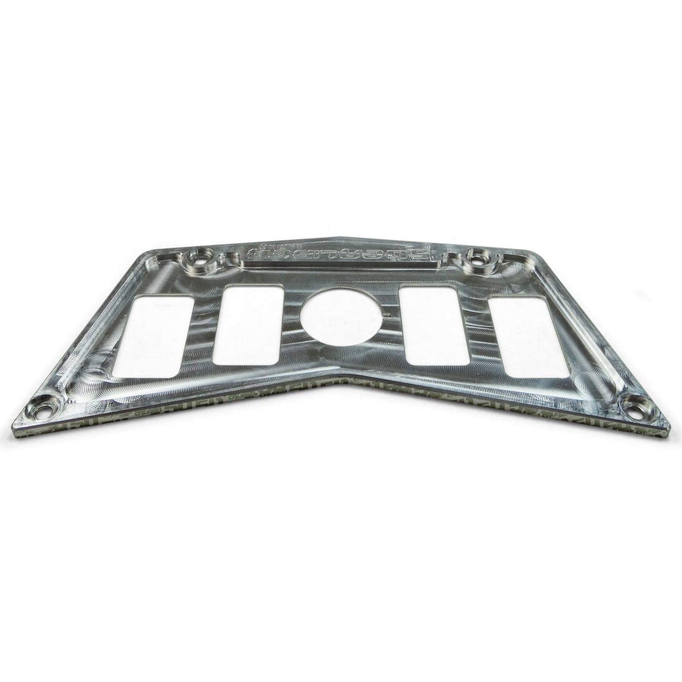 50 Caliber Racing Polaris RZR XP900 800 570 4 Switch Dash Panel (Machined Finish)