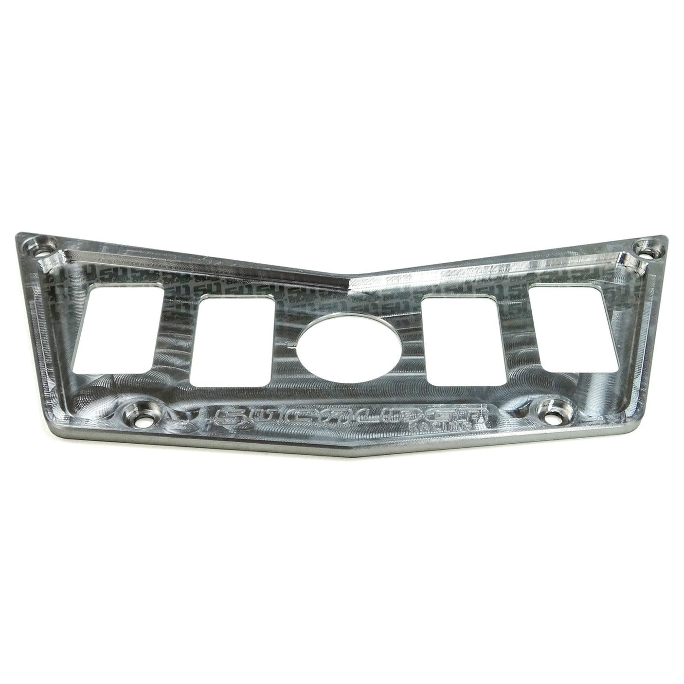 50 Caliber Racing Polaris RZR XP900 800 570 4 Switch Dash Panel (Machined Finish)