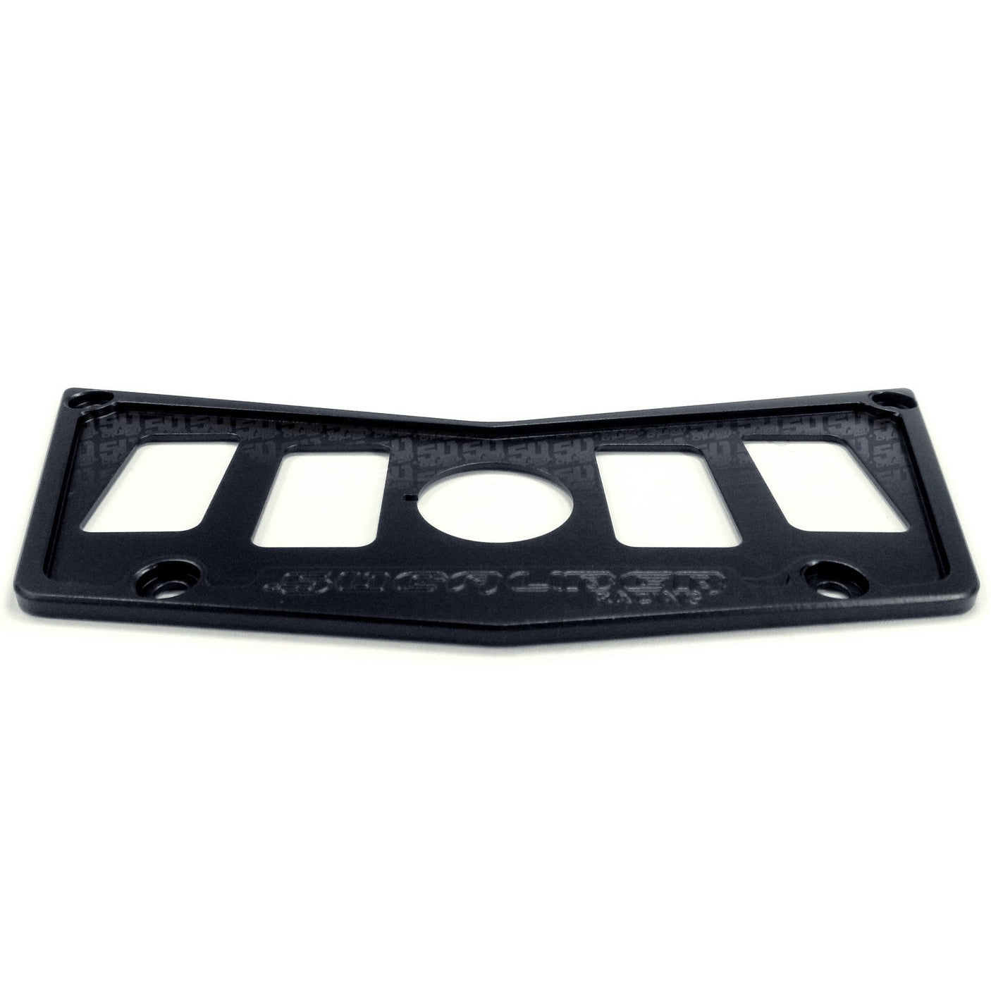 50 Caliber Racing Polaris RZR XP900 800 570 4 Switch Dash Panel - Black Billet Aluminum