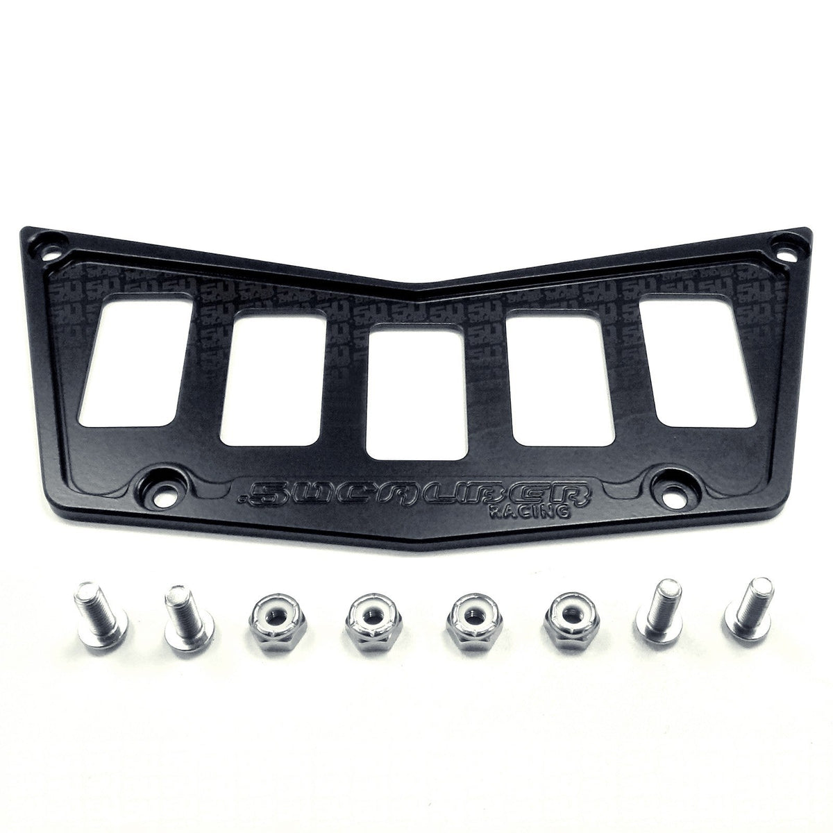 50 Caliber Racing 5 Switch Dash Panel Black - RZR 570, 800, XP 900