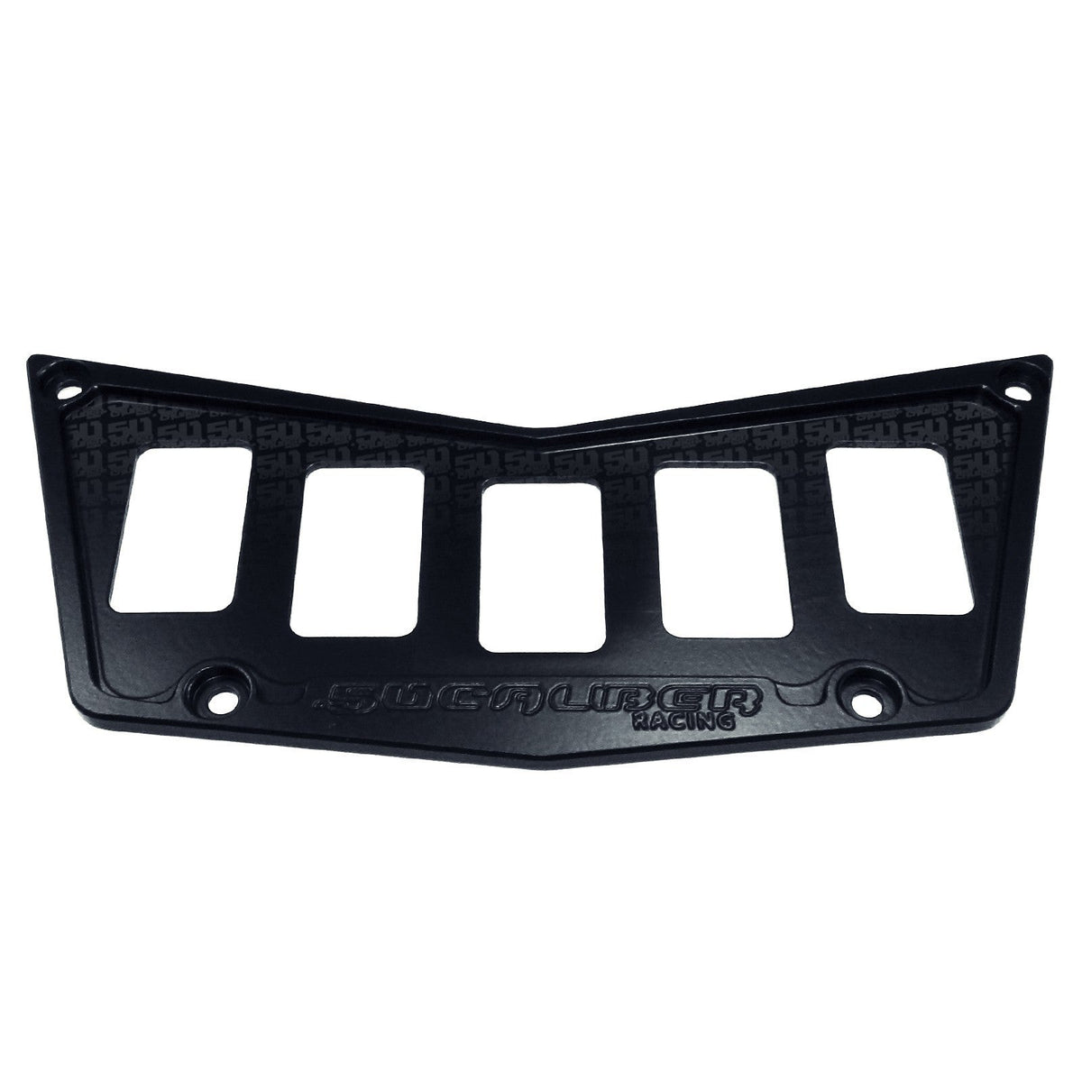 50 Caliber Racing 5 Switch Dash Panel Black - RZR 570, 800, XP 900