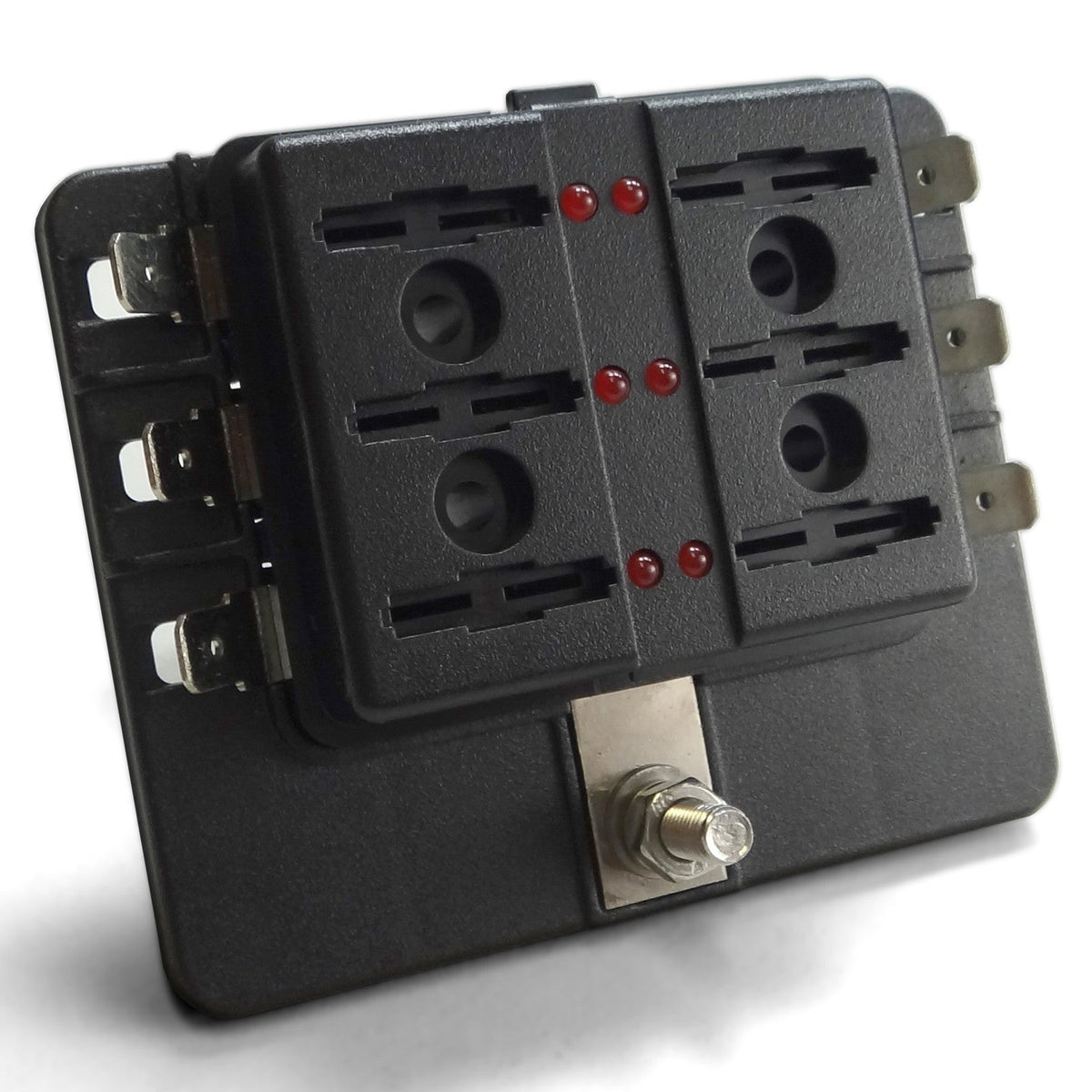 50 Caliber Racing 12v 6 Piece Fuse power block aka power panel