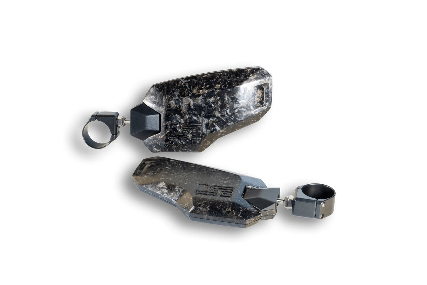 Carbon Fiber UTV Mirrors – Universal Clamp-On Set