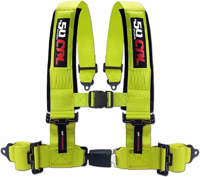 Photo of 4-Point Seat Belt Harness – Automotive buckle by 50 Caliber Racing - Premium Harnesses for UTVs / Side by Sides