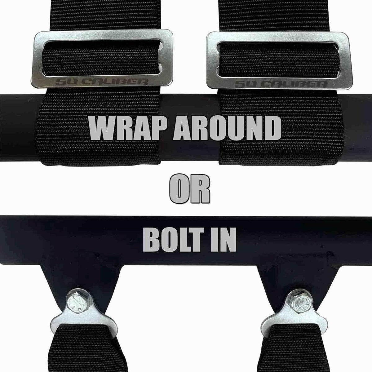 Photo of 4-Point Seat Belt Harness – Automotive buckle by 50 Caliber Racing - Premium Harnesses for UTVs / Side by Sides