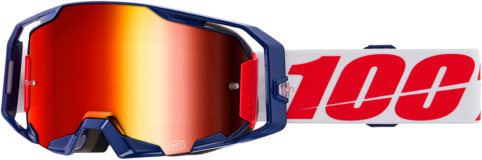 100% Hydromatic Watercraft Goggles - Mach Z Mirror Red
