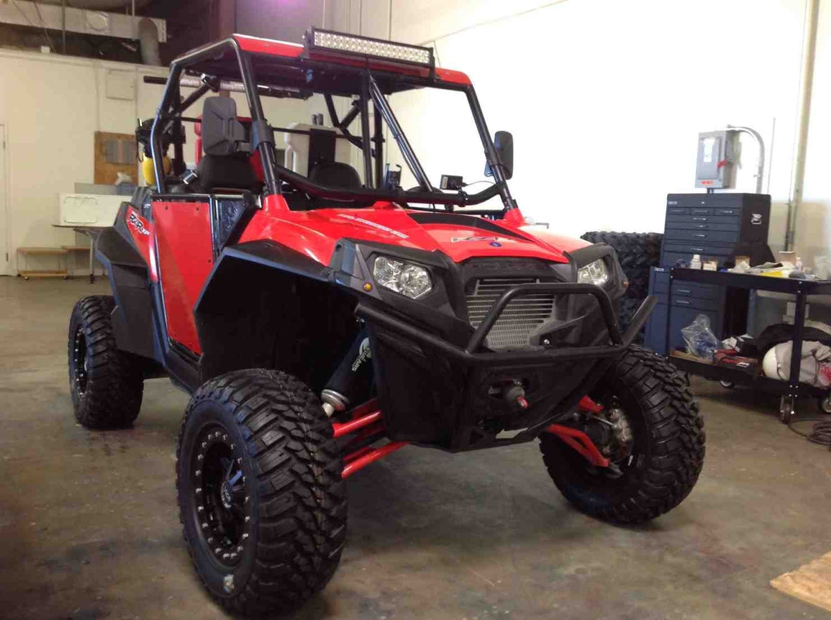 50 Caliber Racing red-panel Polaris RZR doors - view 18