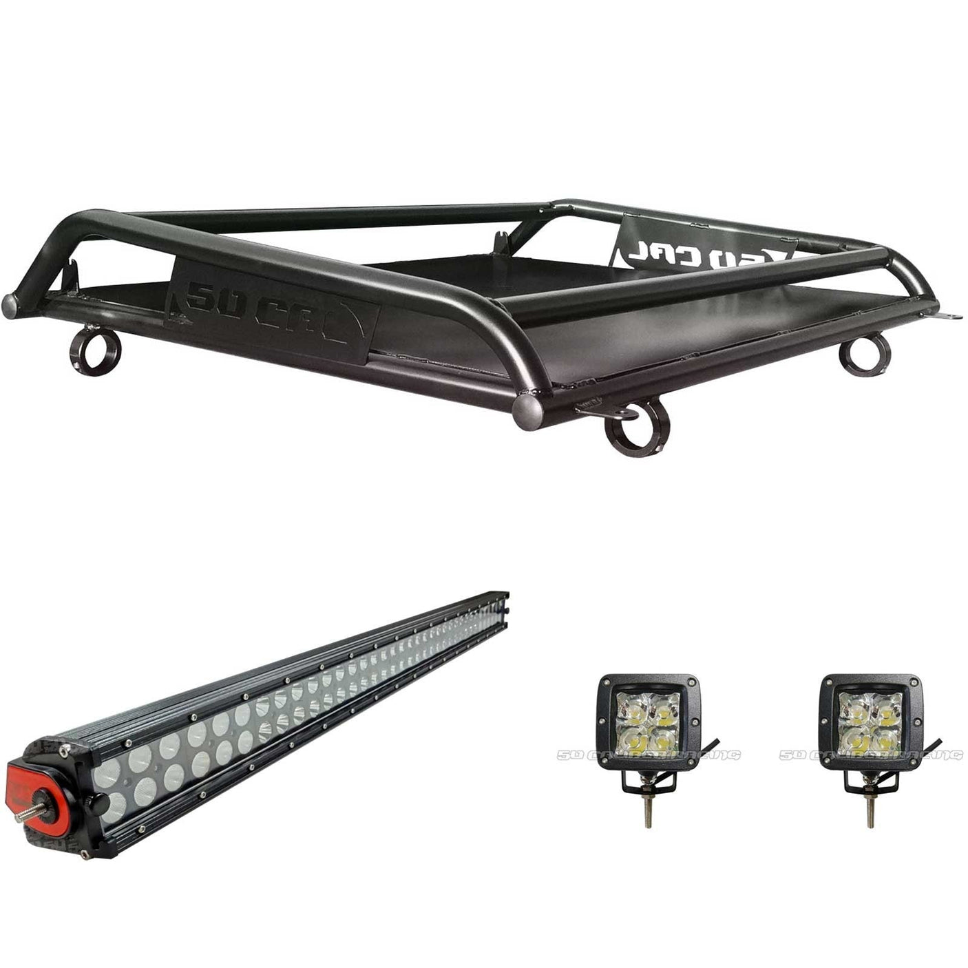 50 Caliber Racing Custom Roof Rack for 4 Seat RZR XP1000 & XP Turbo
