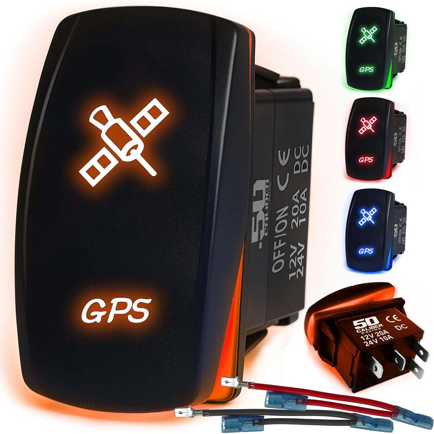 Waterproof Funny Rocker Switch - 12V ON/Off, LED Backlit with Custom Etched Design | R1 Industries