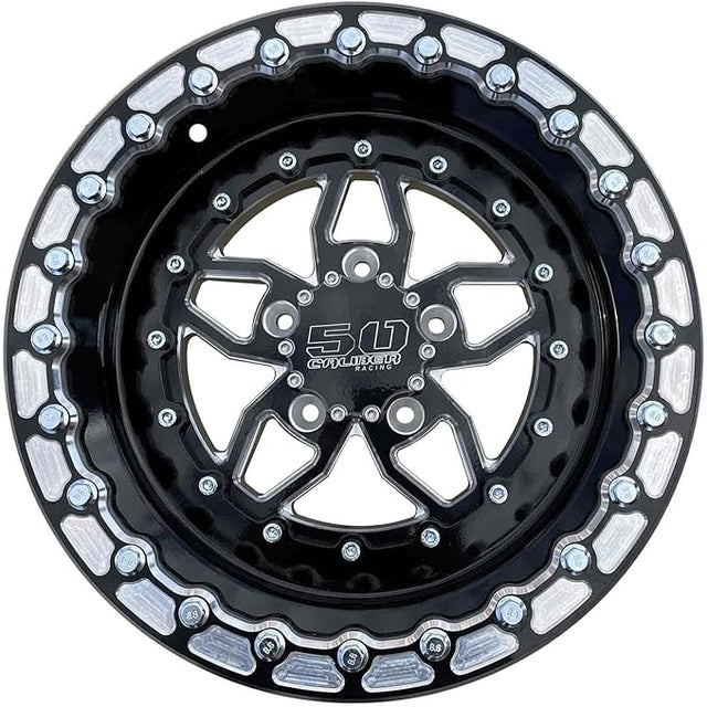 Photo of 501 Billet Aluminum Beadlock Wheel for Polaris Pro R & Turbo R by 50 Caliber Racing - Premium Wheels for UTVs / Side by Sides