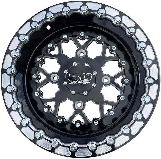 Photo of 503 Billet Aluminum Beadlock Wheel Black by 50 Caliber Racing - Premium Wheels for UTVs / Side by Sides