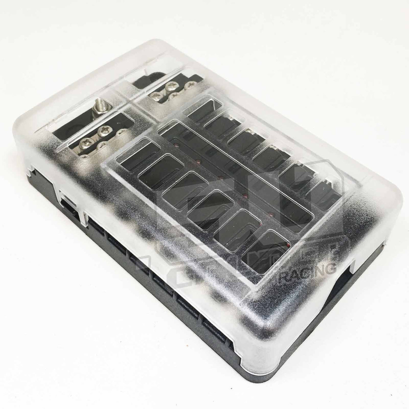 50 Caliber Racing 12 Way Standard LED Circuit Screw Fuse Block