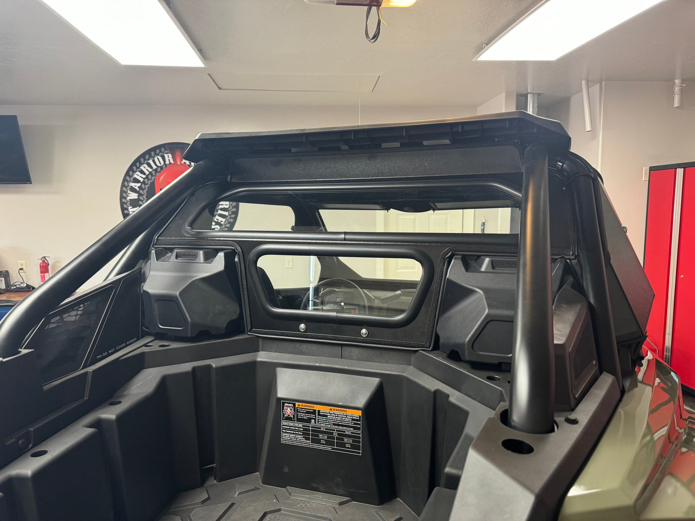 Photo of POLARIS RZR PRO S REAR WINDSHIELD FOR ROCKFORD FOSGATE SPEAKERS by DWA - Premium Windshields for UTVs / Side by Sides