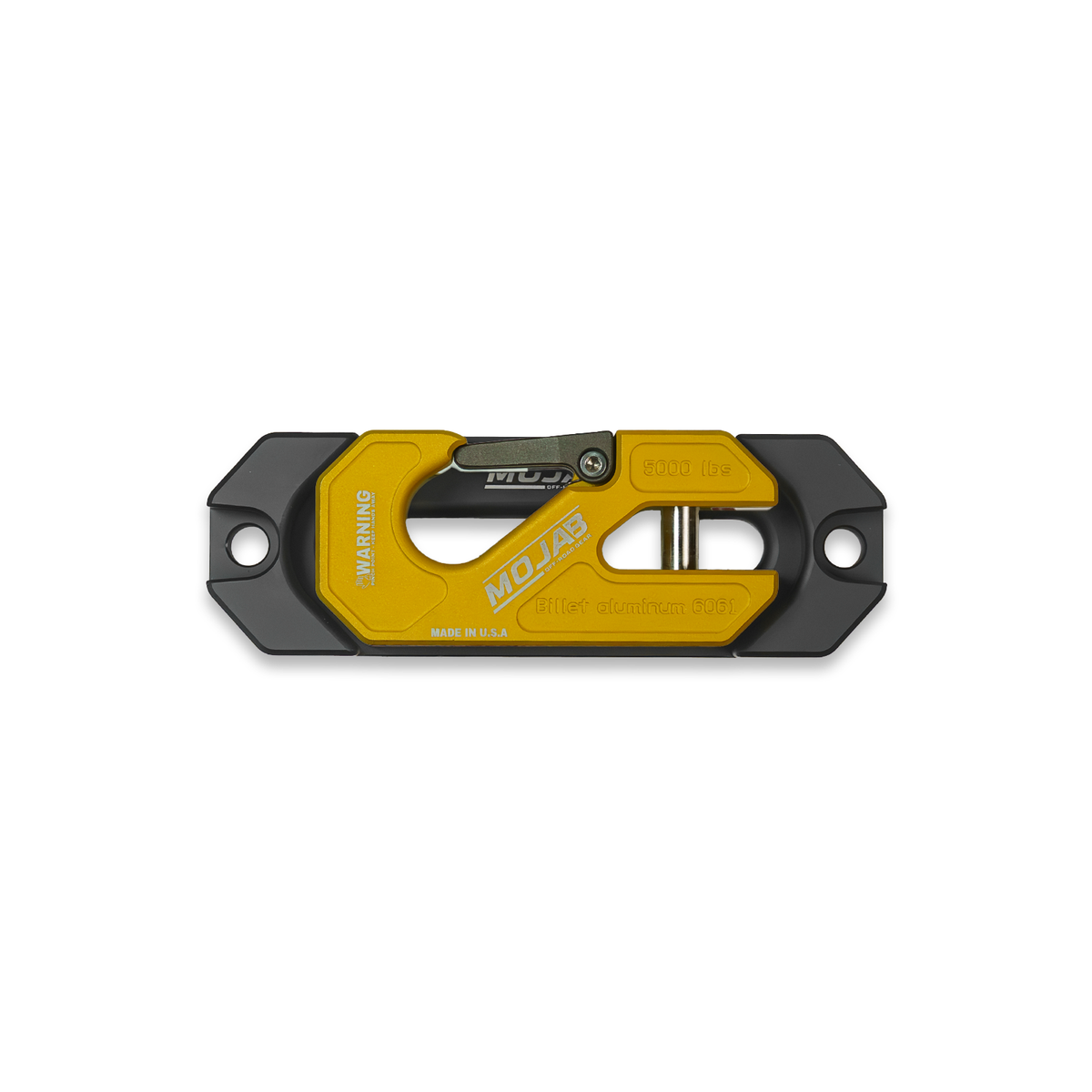Photo of Side By Side / UTV Aluminum Recessed Winch Shackle with Fairlead Kit, closed latch (LIFE TIME WARRANTY*) by MOJAB OFFROAD - Premium Winches & Winch Mounts for UTVs / Side by Sides