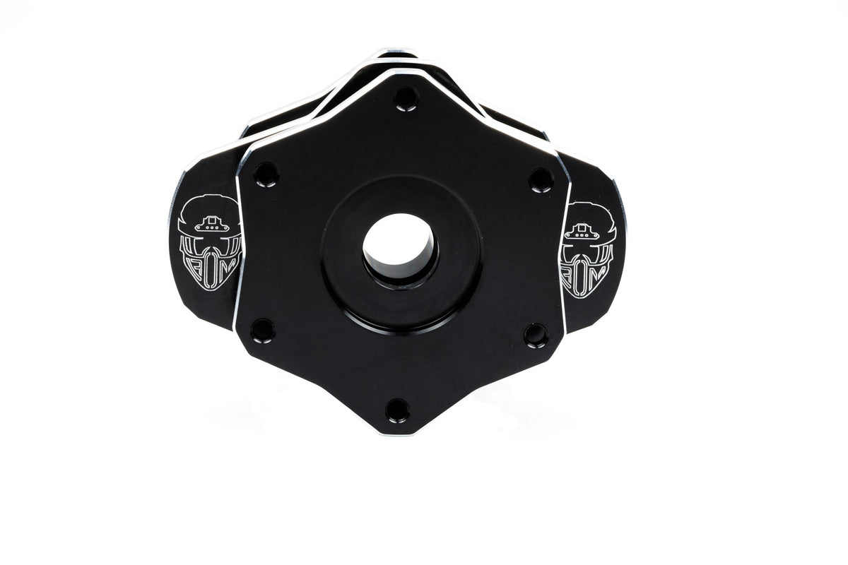 Black Ops Machine Tactical Lock Quick Release - Billet Aluminum, Pin-Lock, Universal 6-Bolt (6x70mm), UTV Steering Wheel Connector