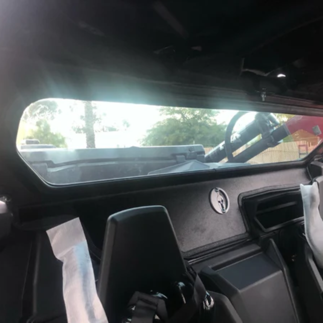 Photo of Can-Am Maverick X3 Rear Windshield (2016+) by Dirt Warrior Accessories - Premium Windshields for UTVs / Side by Sides
