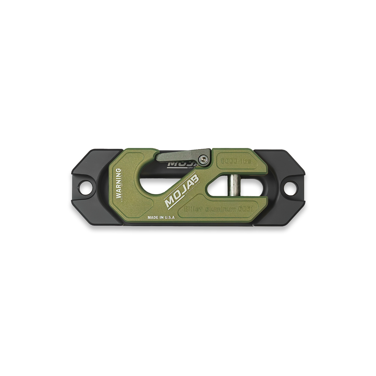 Photo of Side By Side / UTV Aluminum Recessed Winch Shackle with Fairlead Kit, closed latch (LIFE TIME WARRANTY*) by MOJAB OFFROAD - Premium Winches & Winch Mounts for UTVs / Side by Sides
