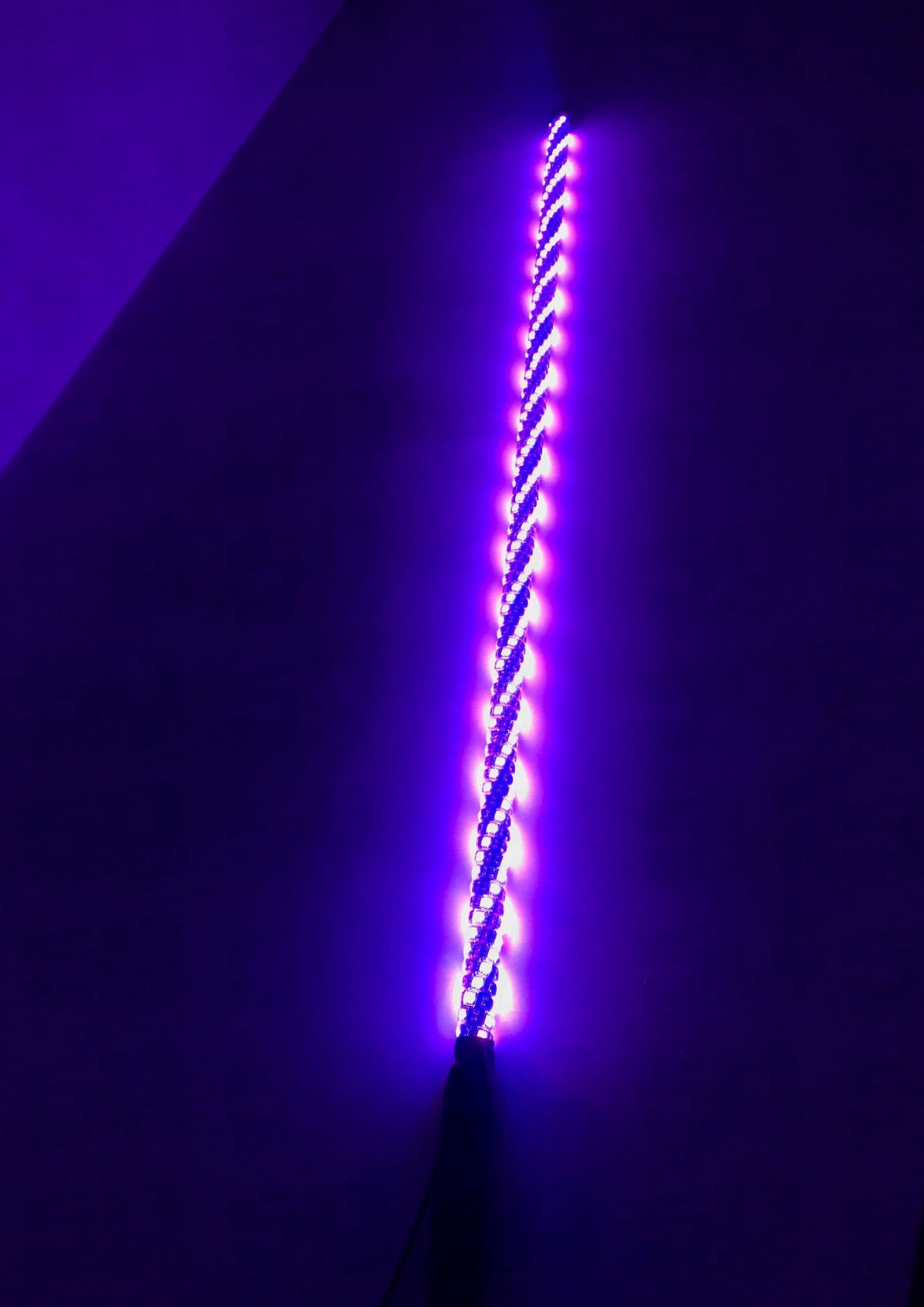 Single 50 Cal LED Lighted Whip with Bluetooth App Control - 50 Caliber Racing image 7
