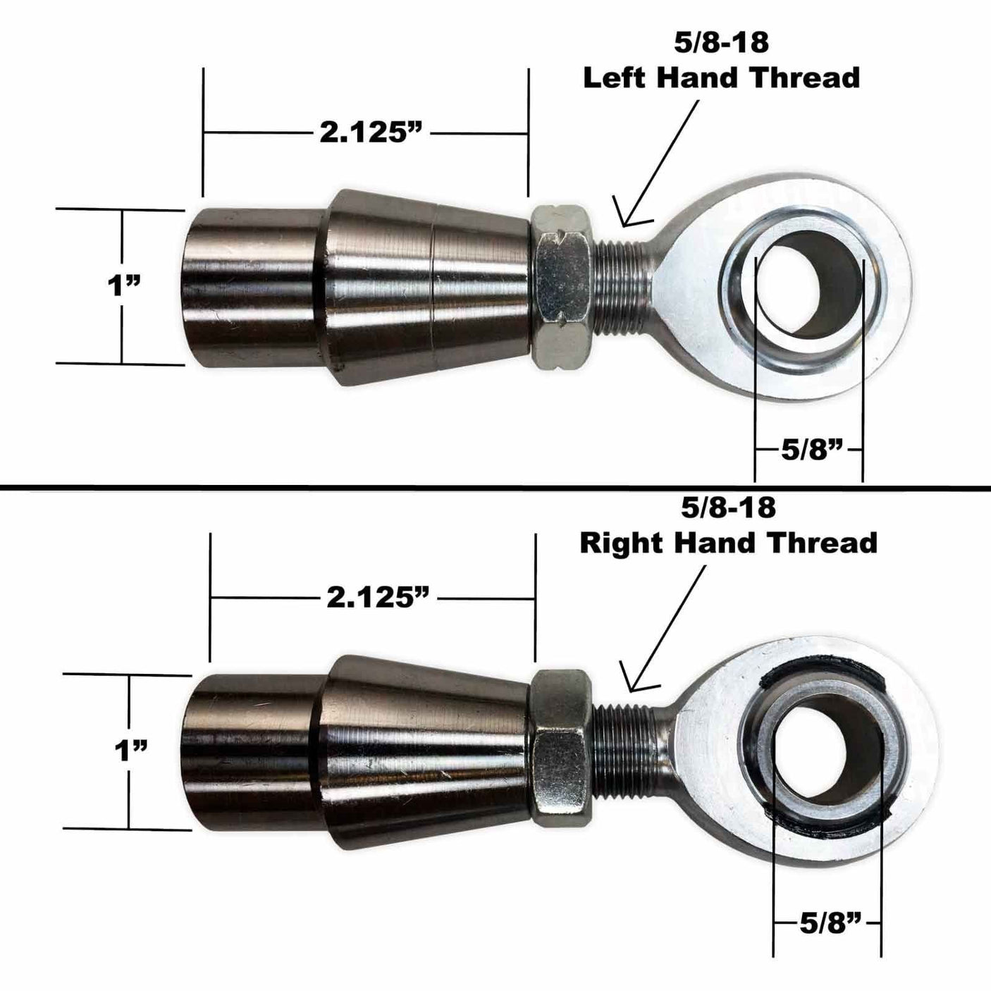 Sway Bar Link Fab Kit - 5/8 Chromoly Heim - 1.25 OD Tubing - 50 Caliber Racing image 6