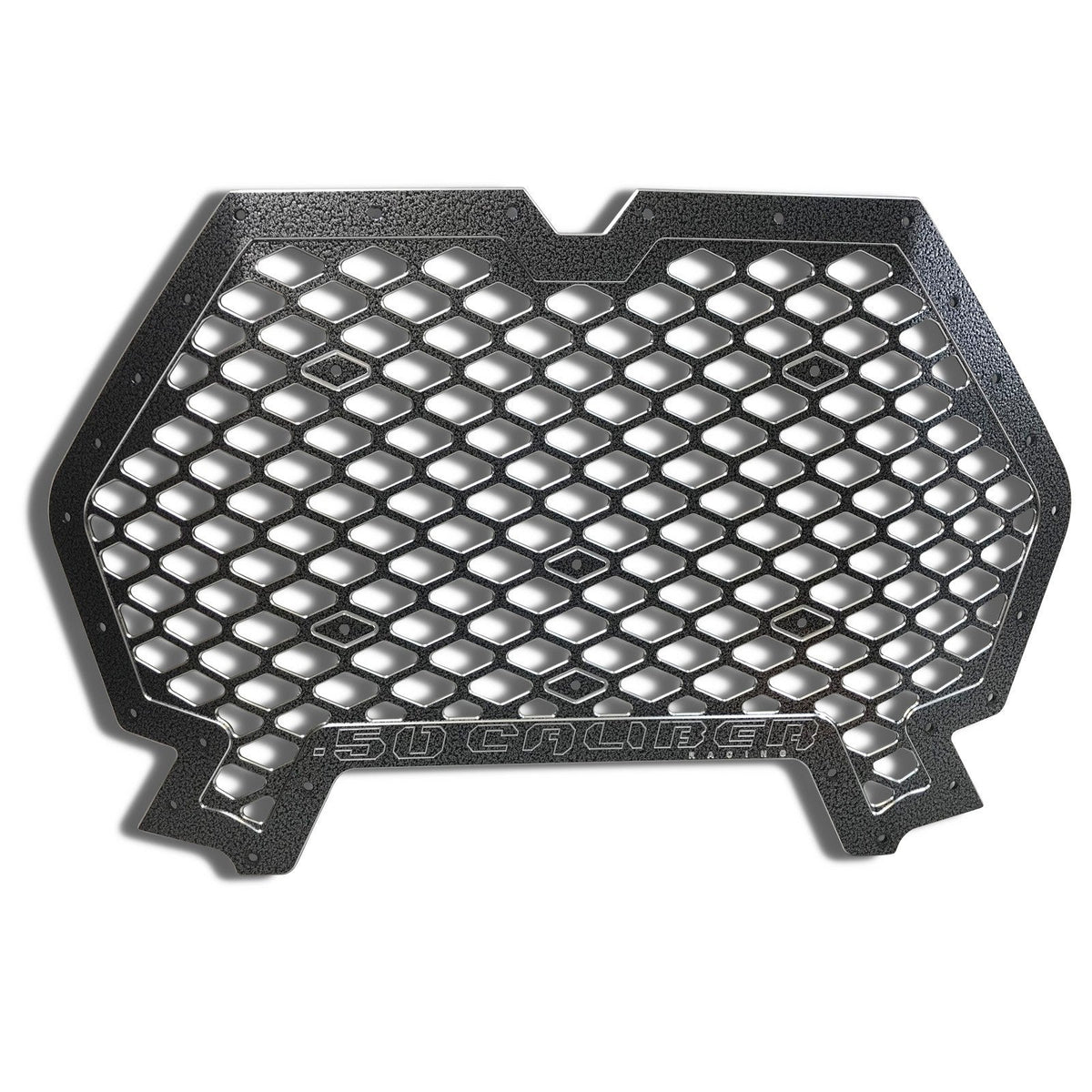 50 Caliber Racing Polaris RZR XP1000 / XP Turbo / Turbo S CNC Billet Grill with Bumper Notch - 2-Tone + Multiple Colors