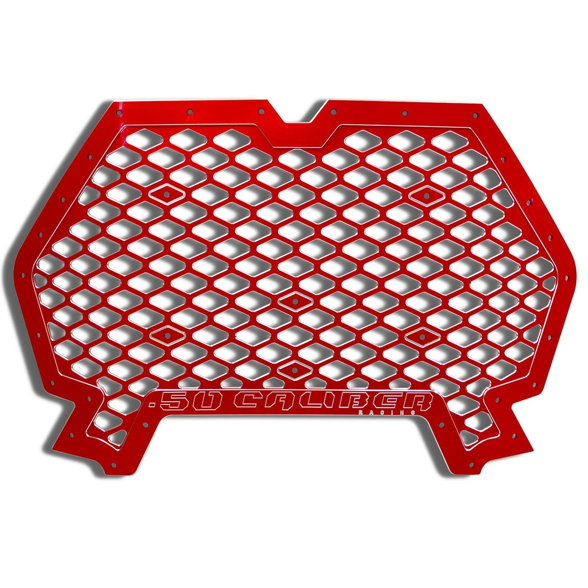50 Caliber Racing Polaris RZR XP1000 / XP Turbo / Turbo S CNC Billet Grill with Bumper Notch - 2-Tone + Multiple Colors