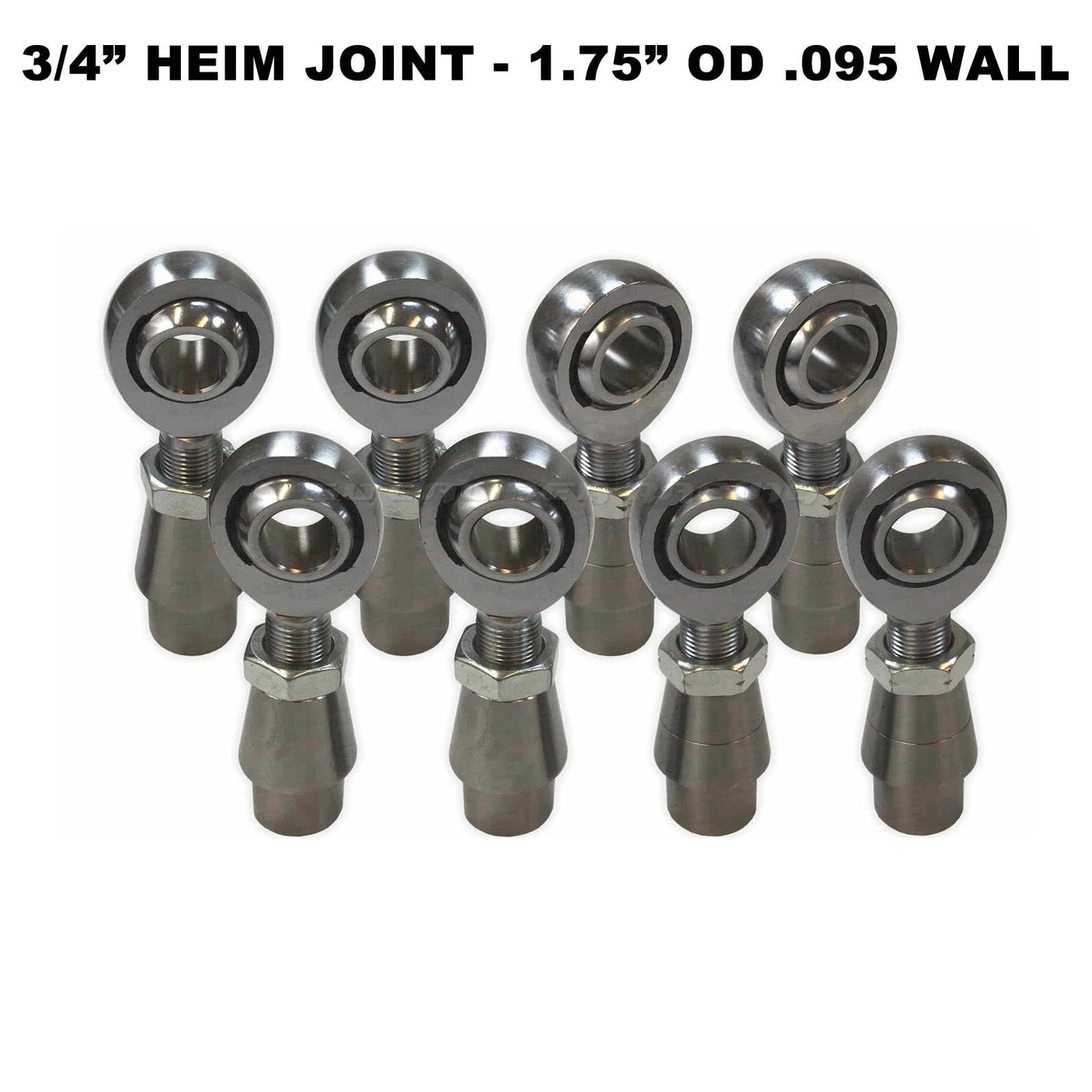 4 Link Rod End Kit - 3/4" Chromoly Heim - 1.75" OD Tubing