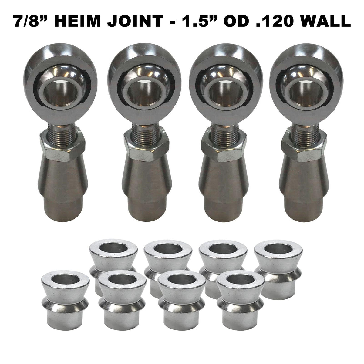 Sway Bar Link Fab Kit - 7/8" Chromoly Heim - 1.5" OD Tubing - 50 Caliber Racing image 5
