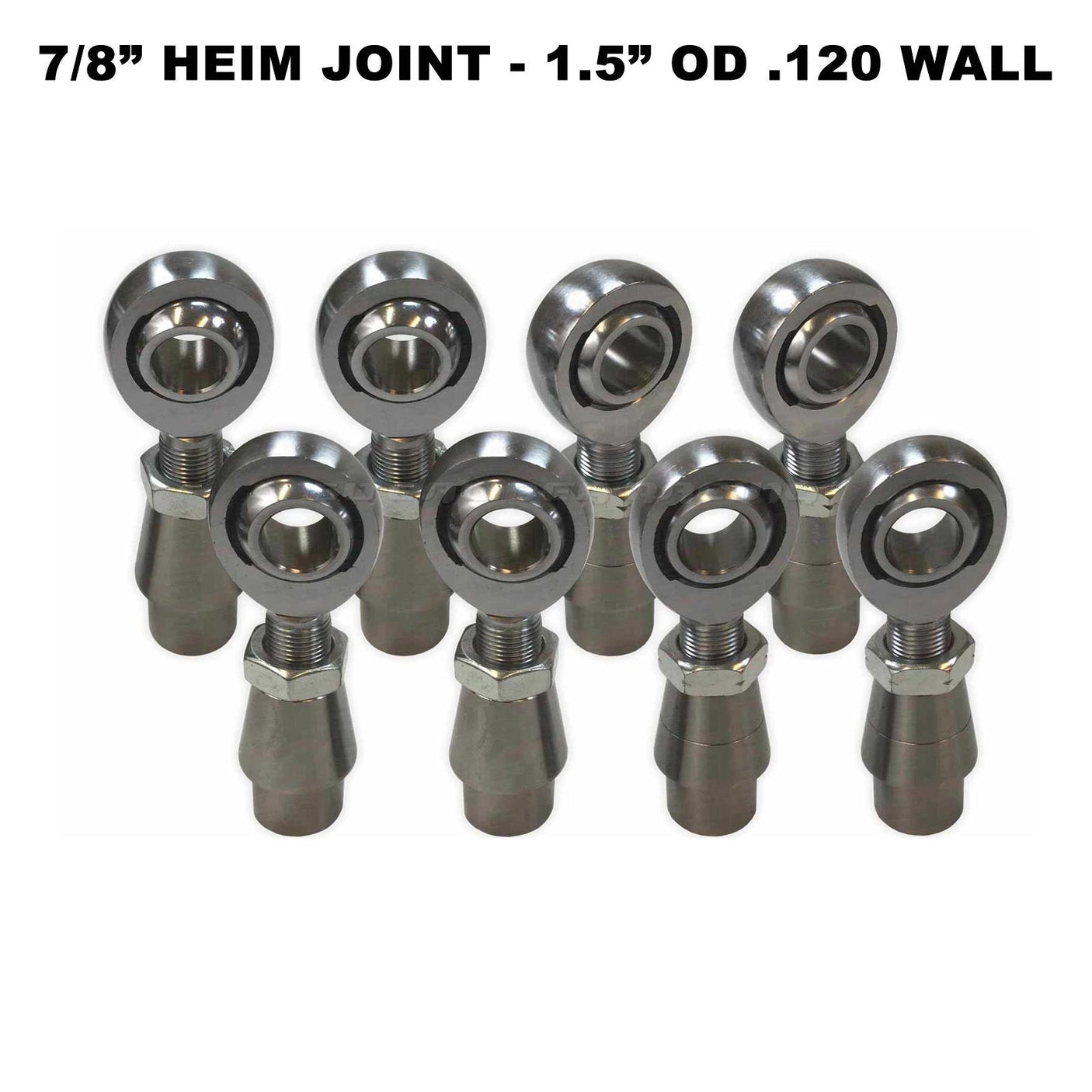 4 Link Rod End Kit - 7/8" Chromoly Heim - 1.5" OD Tubing